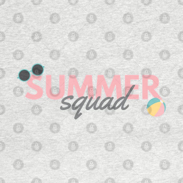 Summer Squad. Sun, Surf, Sand Design for Summer and Beach Lovers. by That Cheeky Tee